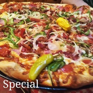Fantastic old school Pizza Pie