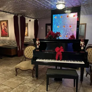 One of the dining areas