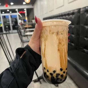 Tiger Milk Tea with Boba