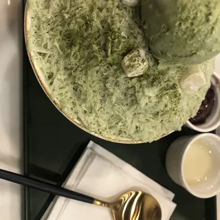 Matcha Red Bean with Ice Cream