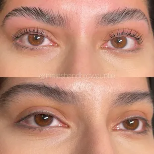 Lash and brow lift
