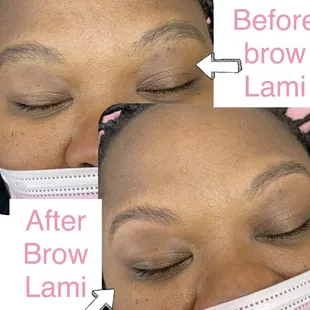 Brow lamination