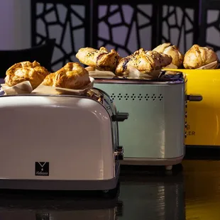 Puffs of your choice... lobster, cheese or meat