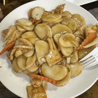 Mixed Meat and Shrimp Rice Cake