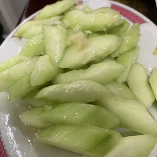 Cucumber with Minced Garlic Sauce