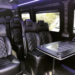 Executive seating Mercedes Sprinter up to 14 passengers