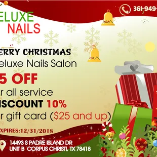 Special from Deluxe Nails Salon (Exp : 12/31/2018)