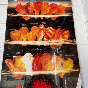 Wing menu