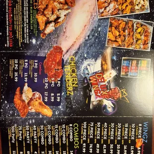 Updated menu