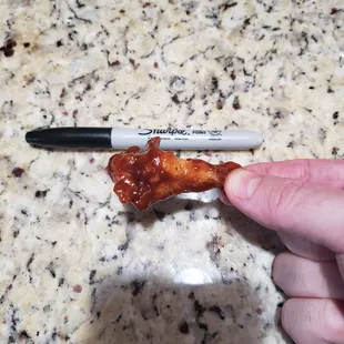 Not cool. This shouldn&apos;t count as a wing in an order of 10.
