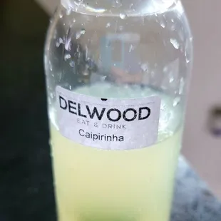 Caipirinha cocktail to-go