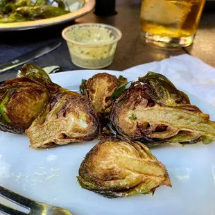 Yep, they are super crispy! Mmmm...