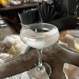 Y one more sip and done, great Pisco sour