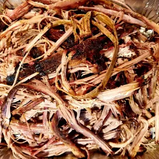 ows shredded pork in a bowl