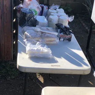 outside, burritos and wraps