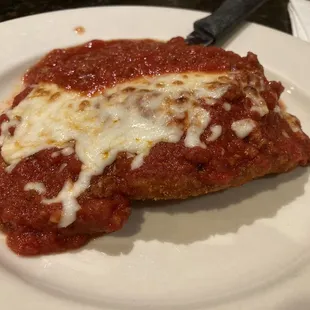 Chicken Parmesan extra sauce