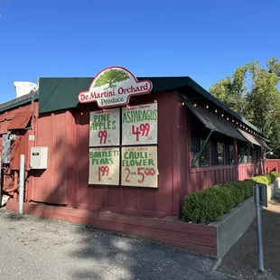 The back of the store