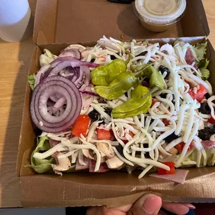 Antipasta salad! Yum!