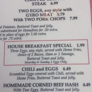 Great breakfast special