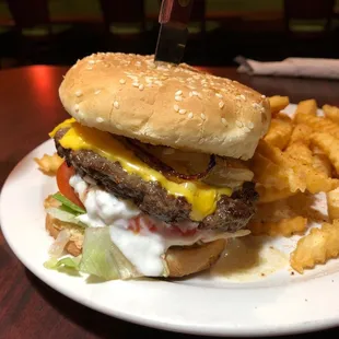 Came back for the gyro burger!