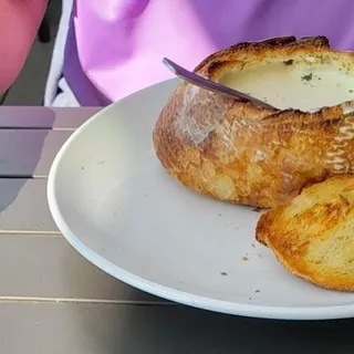 Clam Chowder Bread Bowl