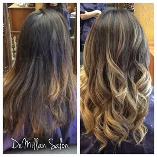 @demillansalon fresnoombre#fresnosalon#fresnohaircut#fresnohairstylist 559-916-0553 Sandy