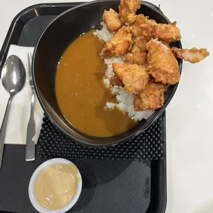 Chicken Karaage Curry - level 1 a bit spicy