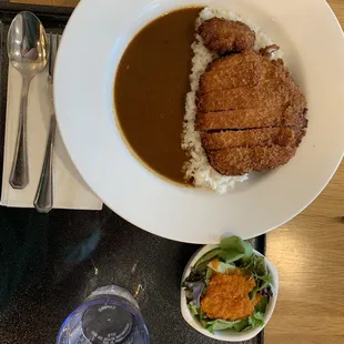 Tonkatsu curry