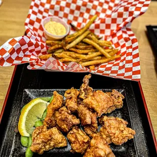 Nori Shio Fries and Karaage