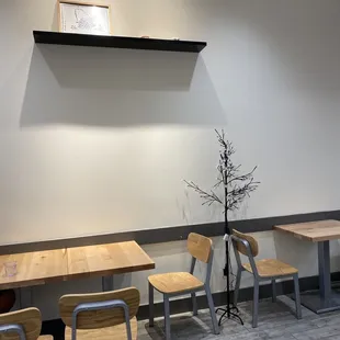 Inside seating