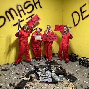 Rage room fun