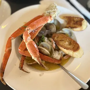 The Trio (I added a side of scallops)