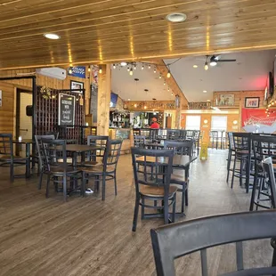 Inside the restaurant