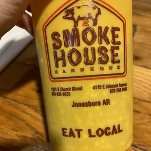 Complimentary souvenir cup with order