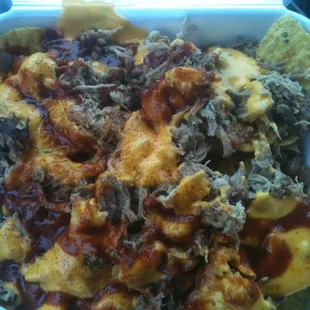 BBQ nachos!!!!!!!