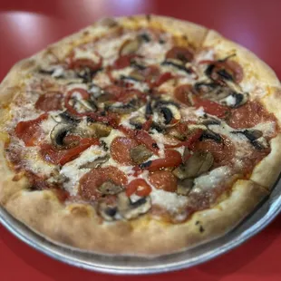 Pepperoni, Mushroom, Red Peppers