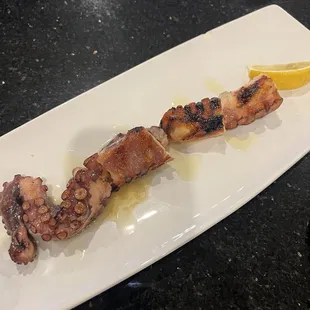 Grilled squid, appetizer, amazing