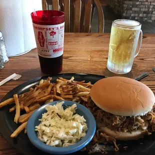 Great pulled pork sandwich