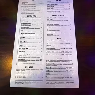 Delicious food choices