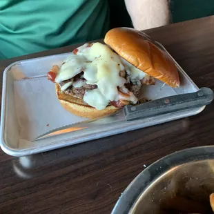 Mushroom Swiss Burger