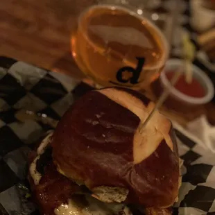 Bacon mushroom Swiss with a Tank 7...need I say more?