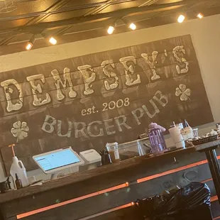 a chalkboard on the wall