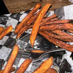 Burn fries very old and some new ones sprinkled in!