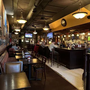 people sitting at the bar