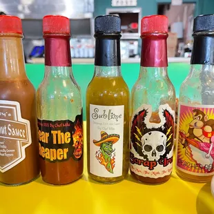 Homemade spicy sauce. Spicy chocolate sauce、Super spicy sauce⋯