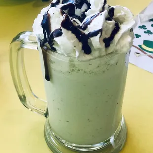 Bailey's Irish cream milk shake!!!! Yum