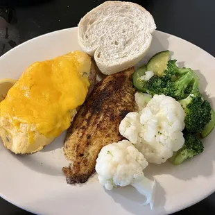 Blackened Catfish Plate