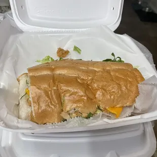 Shrimp Po Boy (half)
