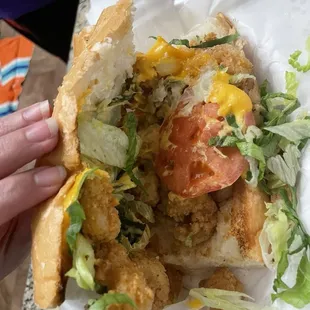 Shrimp Po Boy (half)