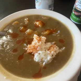 Seafood gumbo. Delicious